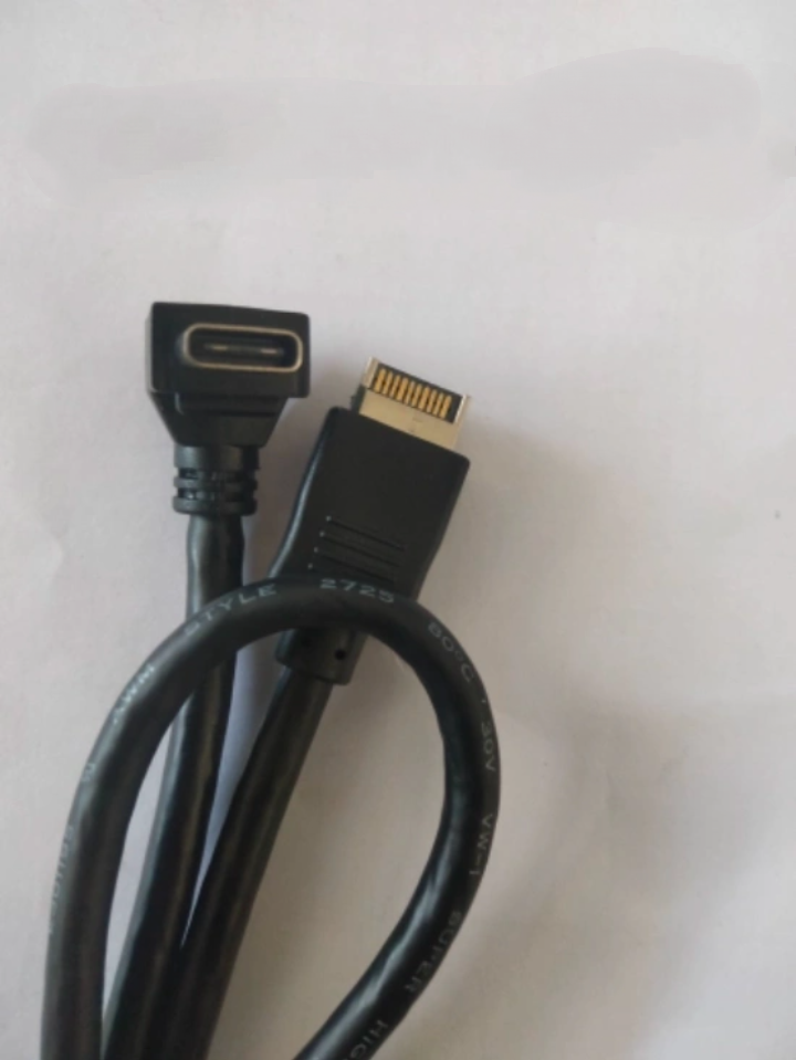 机箱前置TYPE-C线延USB3.2gen2前置USB线DIY升级USB3.2GEN2*2 20G