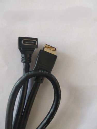 机箱前置TYPE-C线延USB3.2gen2前置USB线DIY升级USB3.2GEN2*2 20G