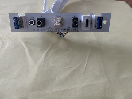 USB3.2Gen2Type-C高速传输机箱前置面板USB高清音频电源开机