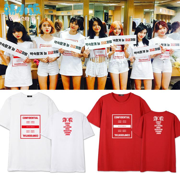 AOA×éºÏACE OF ANGELSÊ×¶ûÑݳª»áÖܱßÓ¦Ô®Îę̀ͬ¿î¶ÌÐäTÐôÄÐÅ®×°