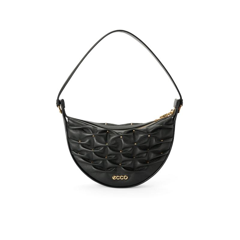 代购Ecco爱步女士斜挎包轻便携带可调节肩带防污内衬拉链口袋