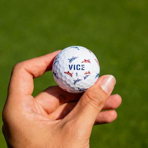 海外代购Vice Golf高尔夫球平衡性能击球反馈印花多层结构