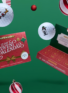 Callaway卡拉威圣诞节限量版Supersoft高尔夫球12颗装