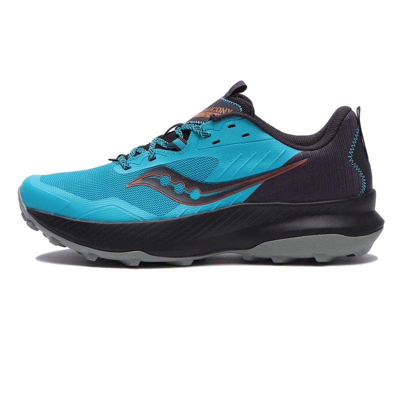 SAUCONY索康尼男士越野跑鞋缓震防滑轻量户外鞋低帮系带运动鞋