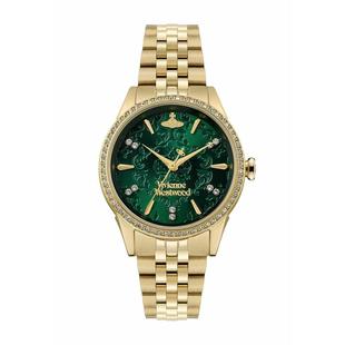 代购 Westwood薇薇安威斯特伍德手表女士石英绿色表盘 Vivienne