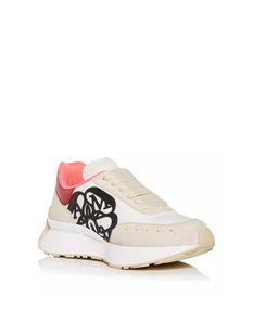 女款 海外购正品 McQueen Runner 低帮皮革运动鞋 print Alexander