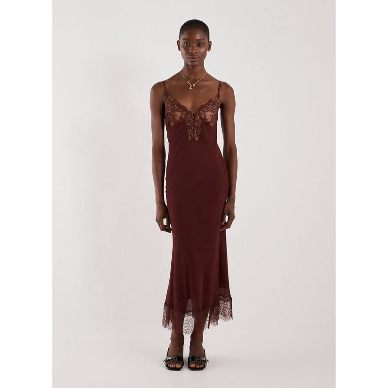 SelfPortrait连衣裙女修身显瘦舒适透气优雅大方高端质感双材质