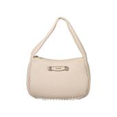 代购 GUESS女士单肩包日常携带轻便收纳简约设计通勤使用米色