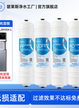 碧莱斯滤芯适用于海尔HLZR100A-L商用纯水机净水器滤芯颗粒炭RO膜