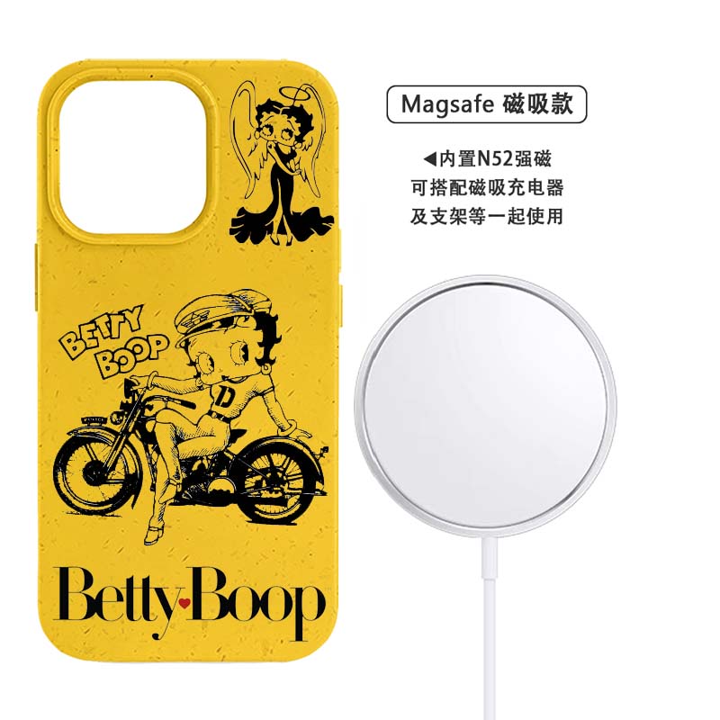 贝蒂小姐手机壳bettyboop欧美苹果13卡通iPhone12promax动画11娃娃14周边15promax小众复古网红