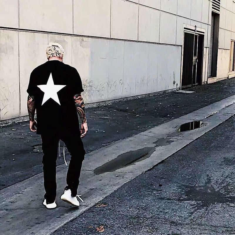 fog短袖fear of god展会限定essentials五角星复线t恤高街宽松潮