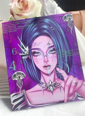 LEKE YIEES 36色眼影盘  赛博朋克眼影 眼影高光一体 细闪彩妆盘