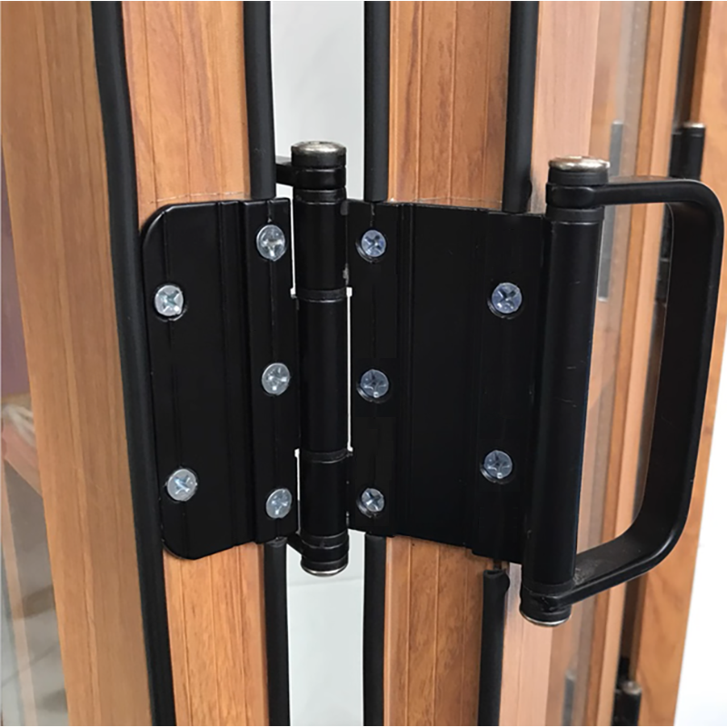 折叠门双拉手合页门窗阳台铝合金