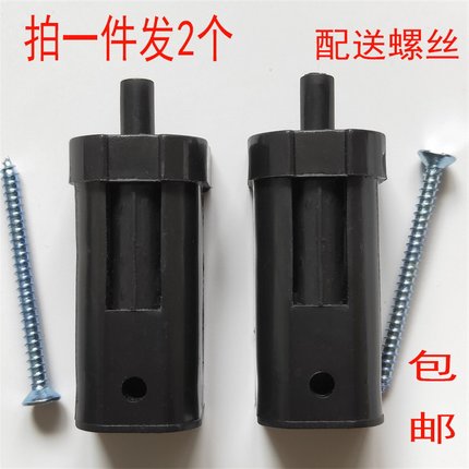 折叠门下轨道配件厨房卫浴门小折叠门塑料件卫生间推拉玻璃门配件