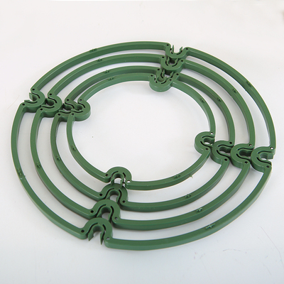 月季架塑料圈 花卉爬藤支架花架塑料支撑圆圈适配包塑钢管