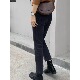 弹力小个子高腰显瘦九分烟灰色烟管裤 黑色直筒裤 女2020新款 子加绒