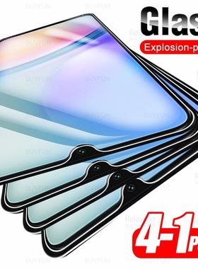 1-4Pcs Full Cover Tempered Glass For Samsung Galaxy A05s A05