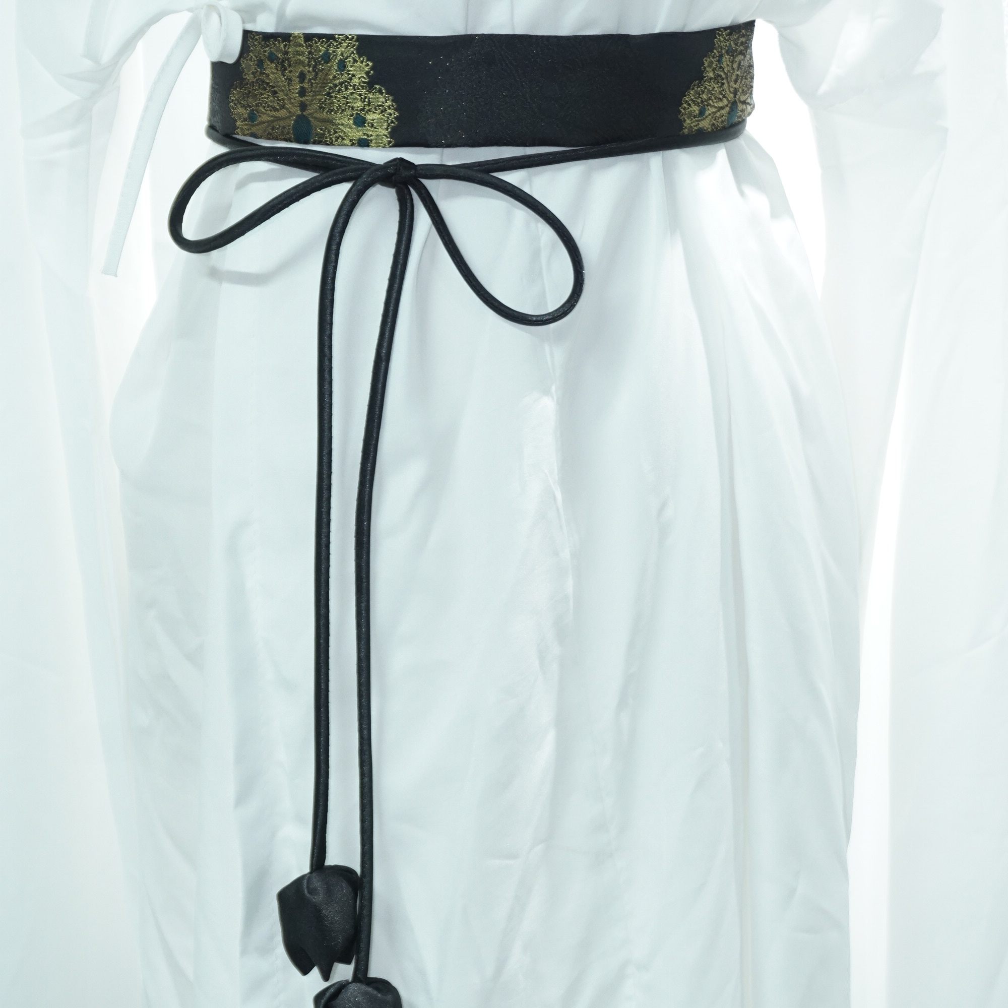 出片神器~搭裙子汉服类完美香花苞腰绳手工自制黑色鎏金蝴蝶腰带,服饰配件/皮带/帽子/围巾,腰带/皮带/腰链,淘宝优惠券,粉丝福利购,淘宝优惠卷