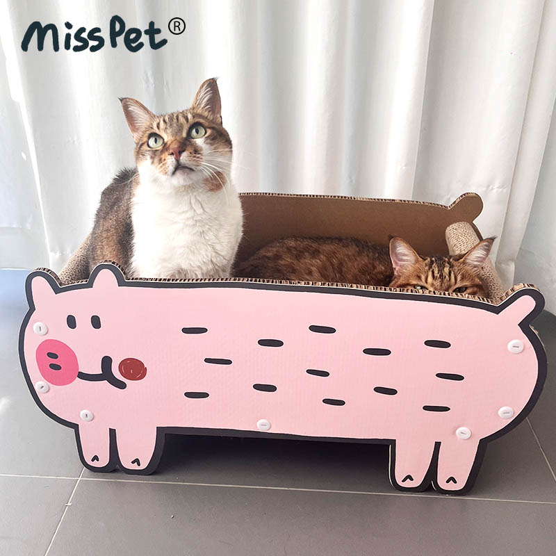 ZOO●MISSPET小猪JOON猫抓板猫屋猫窝磨爪保护家具猫玩具自嗨