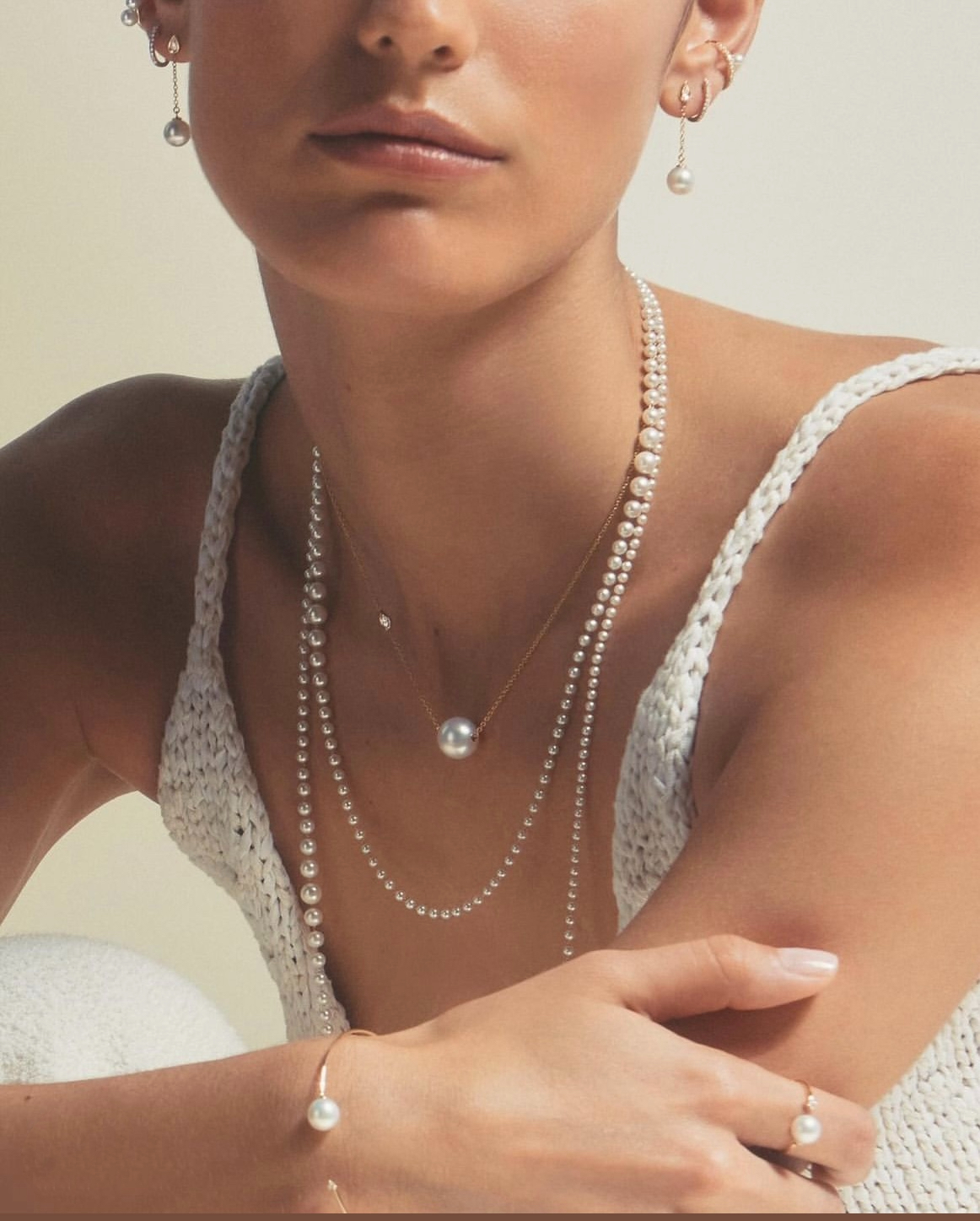 珍珠首饰订制澳白大溪地南洋金珠keshi巴洛克akoya真科研