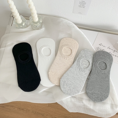 全店满15包邮袜子女士短袜春夏薄款浅口隐形袜套无骨硅胶不掉跟