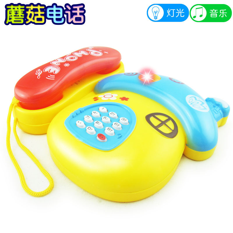 크리 에이 티브 핫 판매 버섯 시뮬레이션 전화 어린이  놀이 집 선물 이우 거리 마구간 공급 장난감