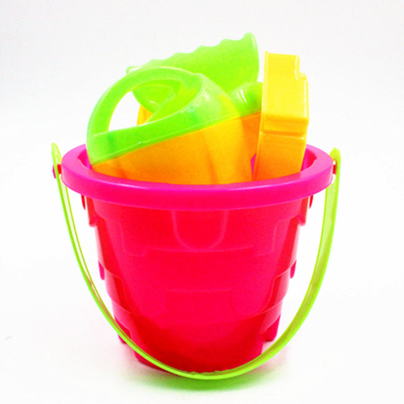 어린이 해변 장난감 자동차 세트 양동이  놀이 모래 파기 모래시계 대형 삽 물놀이 목욕 계수나무 도구