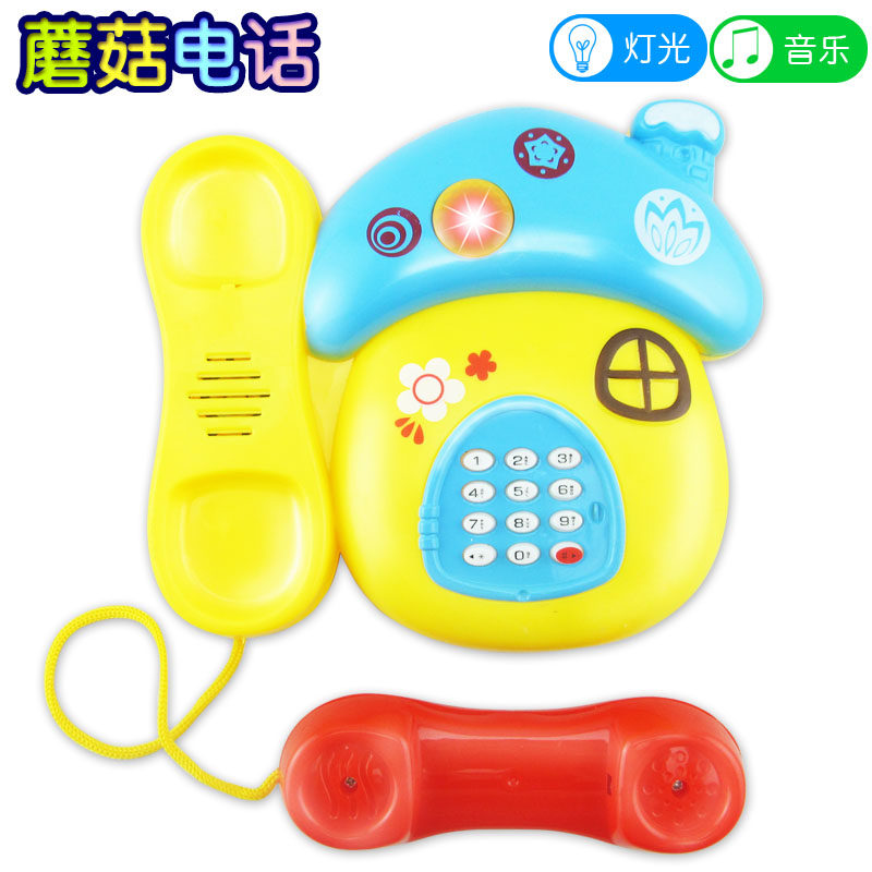 크리 에이 티브 핫 판매 버섯 시뮬레이션 전화 어린이  놀이 집 선물 이우 거리 마구간 공급 장난감