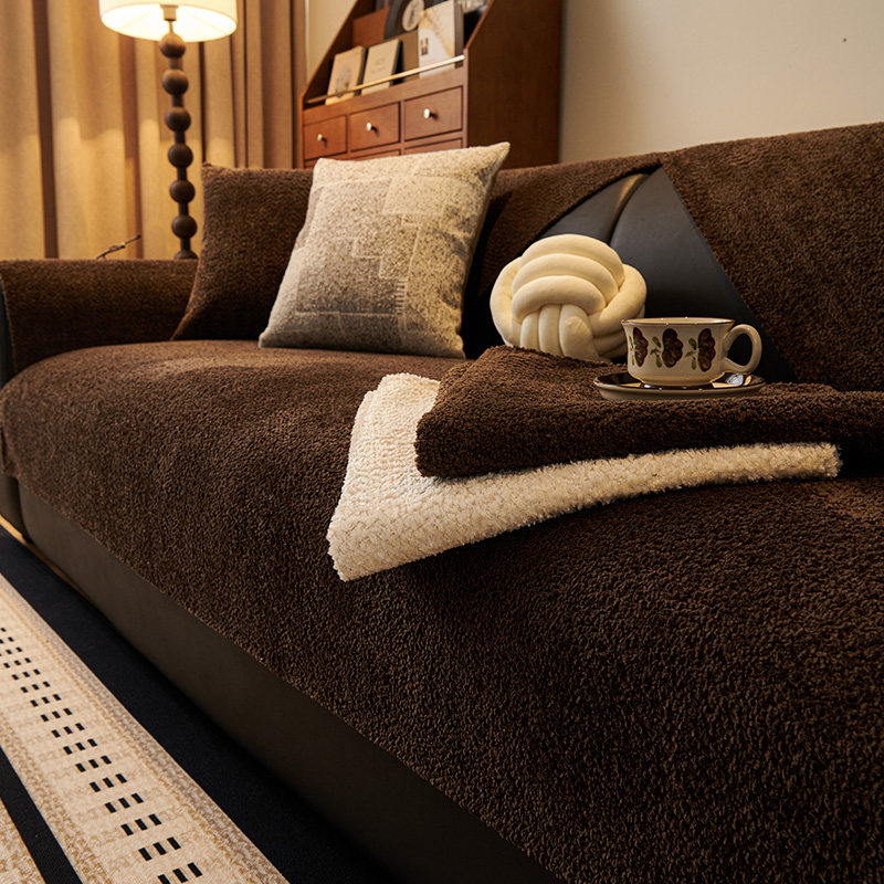 秋冬高级感皮沙发垫极简轻奢高档纯色防滑坐垫子四季固定直排盖布,居家布艺,沙发垫,淘宝优惠券,粉丝福利购,淘宝优惠卷