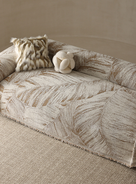 秋冬轻奢雪尼尔沙发盖布巾四季通用沙发垫套罩毯全盖2026新款美式