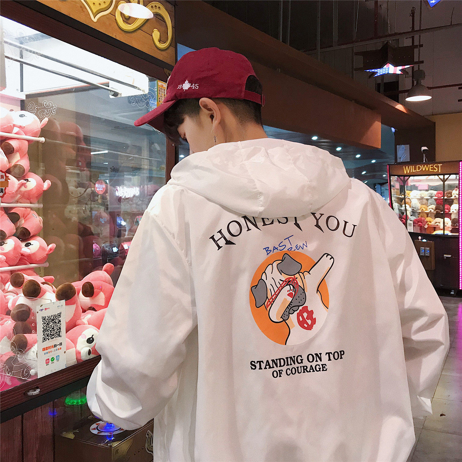 夏季薄款防曬衣男外套韓版潮流bf超薄透氣夏天帥氣防曬服學生百搭在類目 男裝, 夾克中 - 來自Buy2taobao.com提供專業的淘寶代購服務