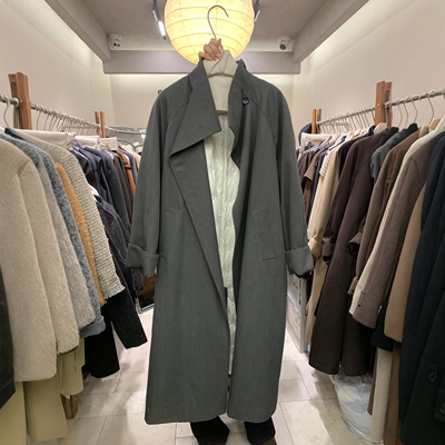 冬羽绒服风衣女中长款白鸭绒外套