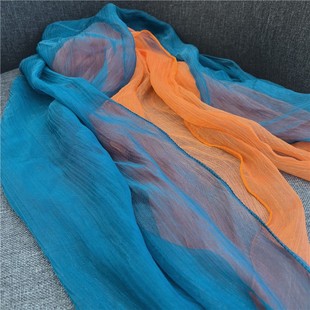 古风汉服披帛女流光外搭纯色飞天舞蹈飘带cos氛围感超长4米披巾