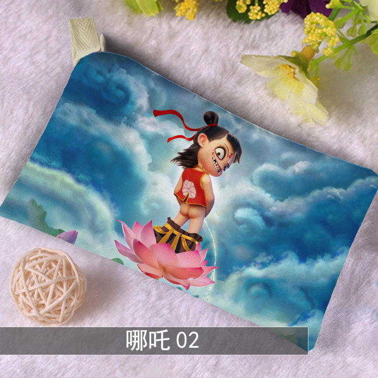 哪吒笔袋文具袋魔童降世周边 包邮 可来图定制