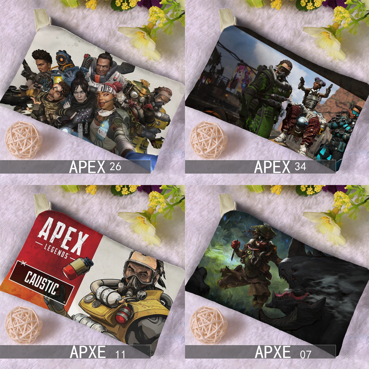 APEX英雄游戏笔袋 大容量 学生 文具盒 创意 三个 包邮