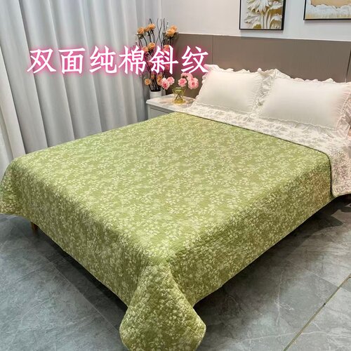 百分百双面纯棉斜纹床盖