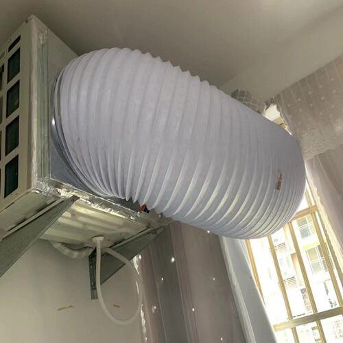 加厚PVC空调外机导风管排风管铝箔大口径耐高温500 600 700 800