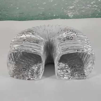 可定做方形，矩形玻纤布（加筋铝箔）保温软管 中央空调 风口软接