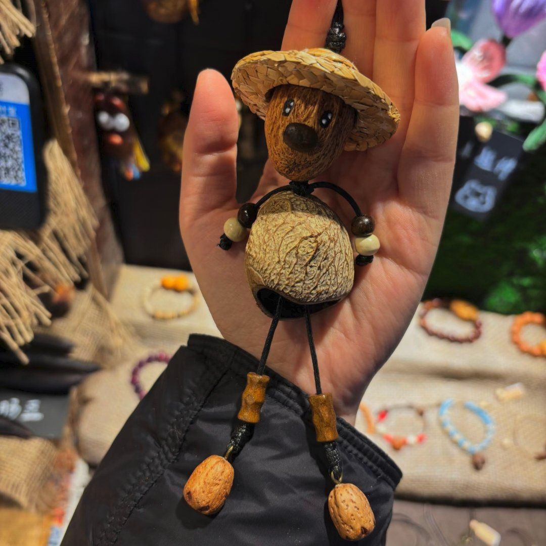 手作草帽小人手工制作可