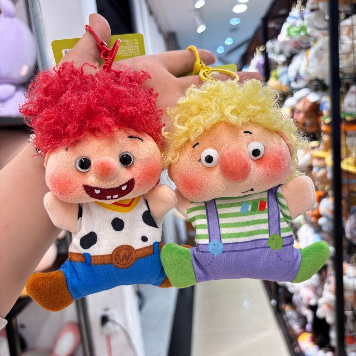 卷毛雀斑家族背包挂件毛