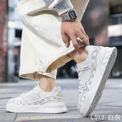 KFT脚王专柜男鞋2026新款夏季韩版舒适百搭美式复古增高厚底板鞋