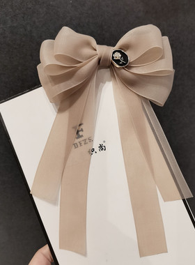 飘带蝴蝶结发夹弹簧夹顶夹