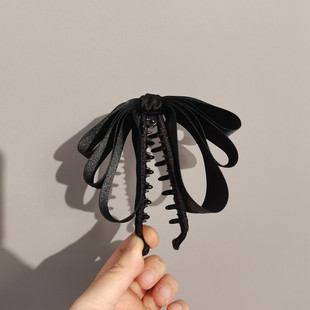 香蕉夹竖夹马尾夹气质发量多大号蝴蝶结头饰韩式发夹女2023新款