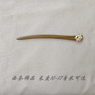 发簪新中式 日常发饰木簪发钗簪子盘发 绿檀木古风女高级感2025新款