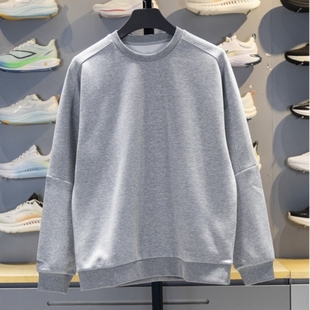 李宁冬季 AWDV299 男子加厚保暖休闲运动卫衣圆领套头宽松舒适长袖