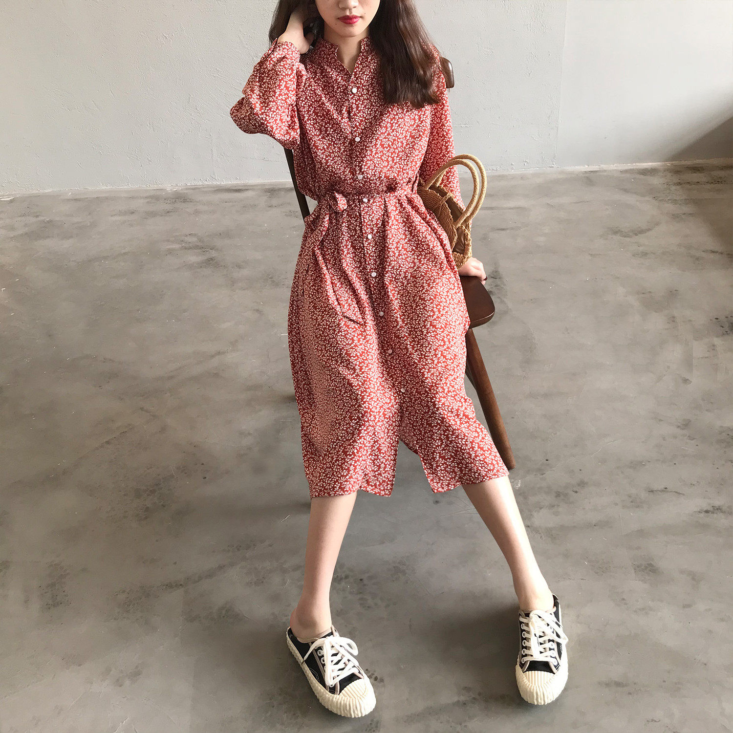 花色美bao了 越看越好看  春夏外出时尚哺乳喂奶雪纺连衣裙月子服|msdalam kategori Bekalan Ibu / Ibu / Pemakanan, tracksuit/peralatan menyusu/pakaian musim luruh, rumah skirt - dari Buy2taobao.com untuk memberikan perkhidmatan ejen Taobao profesional membeli