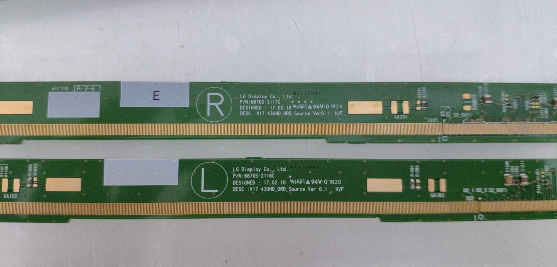 边条边板一对价 6870S-2116C,6870S-2117C