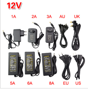 AC110 220V转12V火牛胶壳电源变压器转换适配器稳压器LED灯带开关