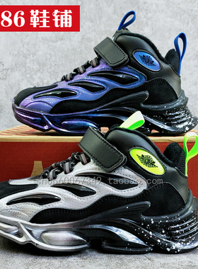 人本67358冬季中童大童运动保暖休闲鞋57358男女加绒加厚中帮棉鞋