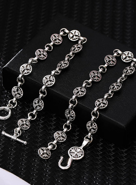 网红雪梨蛇蛇权志龙同款十字架手链男女潮人克罗时尚情侣手链